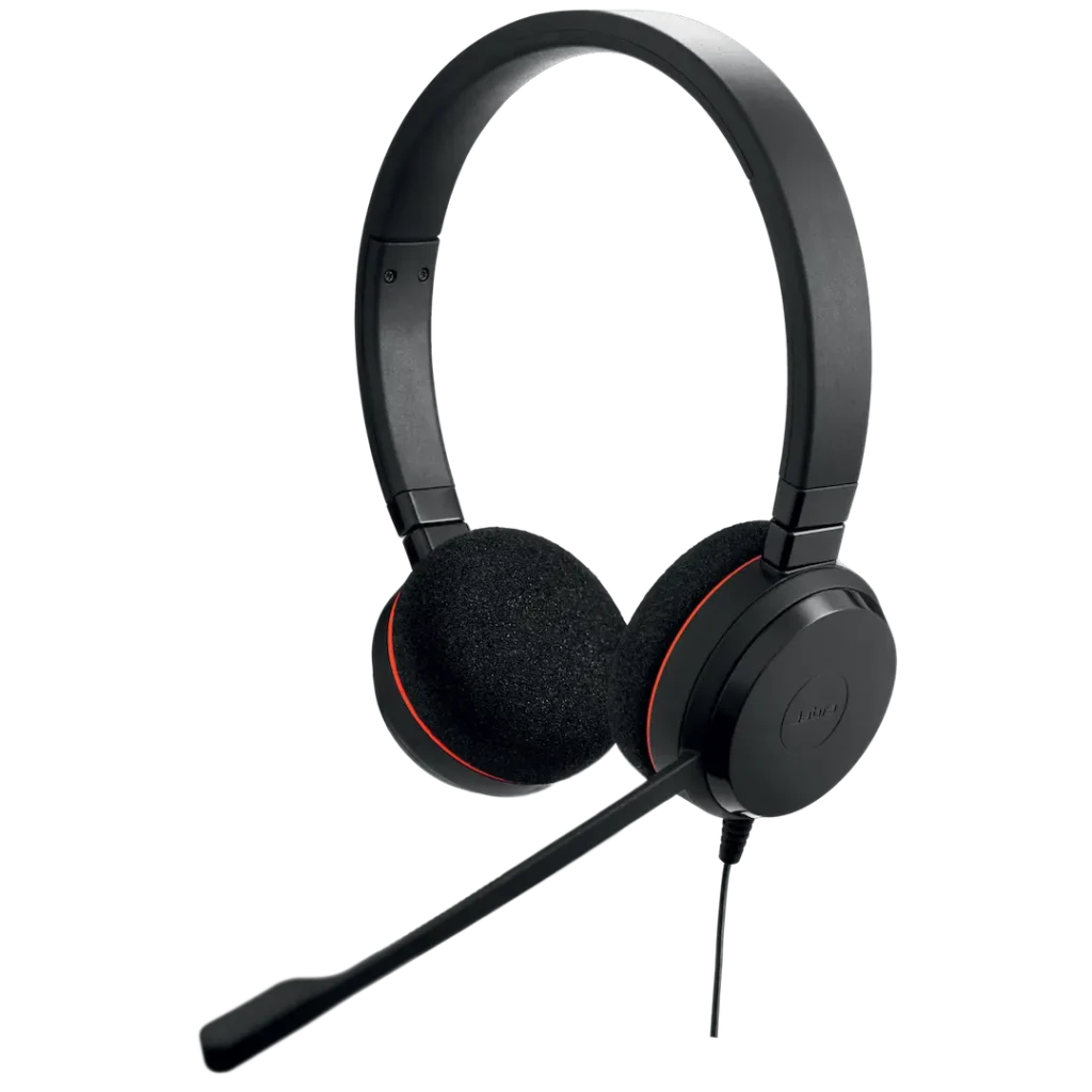 Jabra Evolve 20 Wired Office Headset Black (5707055043031)