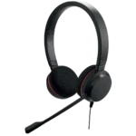 Jabra Evolve 20 Wired Office Headset Black (5707055043031)