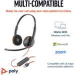 Poly Blackwire 3220 Stereo