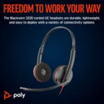 Poly Blackwire 3220 Stereo