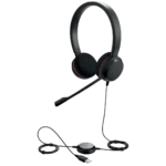 Jabra Evolve 20 Wired Office Headset Black (5707055043031)