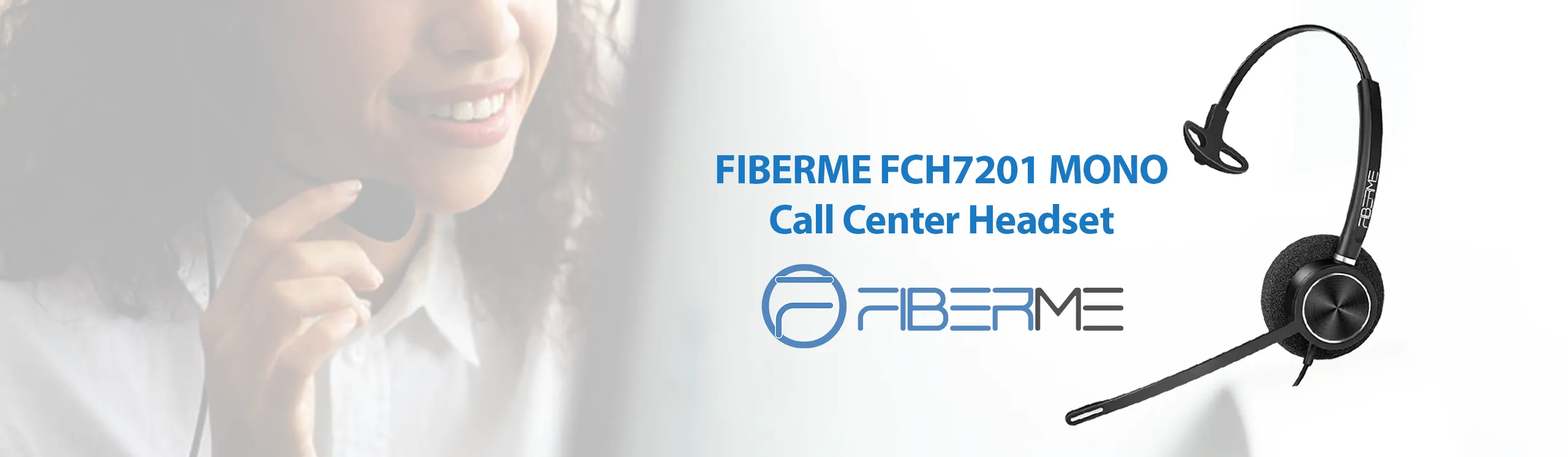 FIBERME FCH7201 MONO Professional Call Center Headset