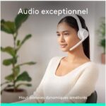 ⁦Logitech ZONE 300 Noise-Cancelling Bluetooth Headset -Off White⁩ - الصورة ⁦5⁩
