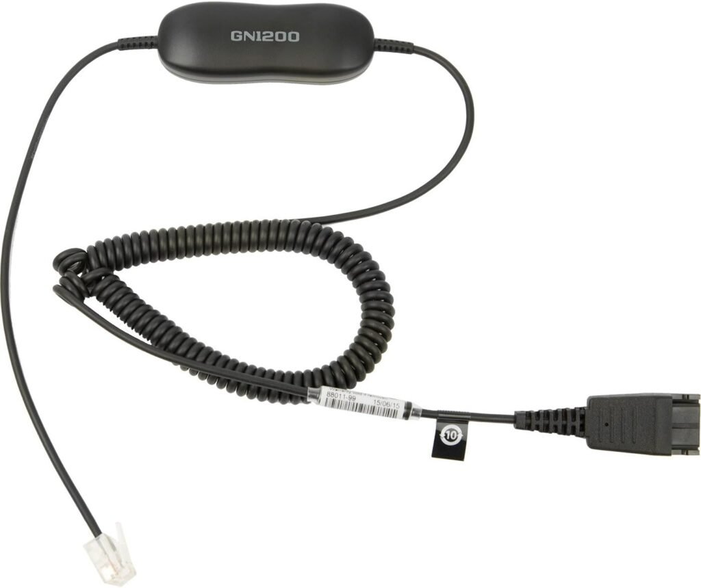Jabra GN1200 CC from QD to RJ9