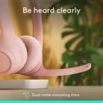 ⁦Logitech ZONE 300 Noise-Cancelling Bluetooth Headset -Rose⁩ - الصورة ⁦7⁩