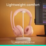 ⁦Logitech ZONE 300 Noise-Cancelling Bluetooth Headset -Rose⁩ - الصورة ⁦3⁩