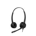 Axtel Elite HD voice duo NC, wired Headset with microphone for landline to call (AXH-EHDD)