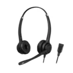 Axtel Elite HD voice MS duo NC USB-A, wired Headset with microphone for landline to call (AXH-EHDMSD)