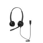 Axtel Elite HD voice duo NC, wired Headset with microphone for landline to call (AXH-EHDD) - Image 2
