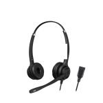 Axtel Elite HD voice duo NC, wired Headset with microphone for landline to call (AXH-EHDD) - Image 3