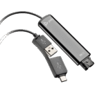 Poly DA75 USB to QD Black Adapter TAA (786C6AA)