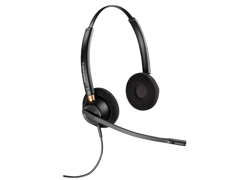 Poly EncorePro 520 Binaural Headset +Quick Disconnect (783P7AA)