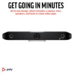 Poly Studio X52 Video Conferencing Soundbar w/ TC10 Video Conferencing Touch Panel (7200-88085-102/8D8L1AA#ABU)