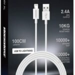Rockrose 2.4A 1M Lightning Cable