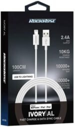 Rockrose 2.4A 1M Lightning Cable MFI - Image 4