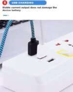 SIA 3 USB Auto Max 3.4A 4 Power Sockets - SI-PS002W - Image 4