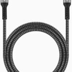 Rockrose 3A 60W Max 2M USB-C to USB-C Nylon-braided Cable