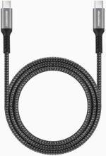 Rockrose 3A 60W Max 2M USB-C to USB-C Nylon-braided Cable