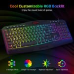 Redragon KIT Mouse, keyboard , Mousepad and Headphone - Image 2