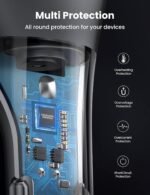 UGREEN Car Charger with Dual USB Ports Single Extension Socket - Image 7