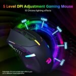 Redragon KIT Mouse, keyboard , Mousepad and Headphone - Image 4