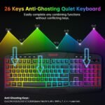 Redragon KIT Mouse, keyboard , Mousepad and Headphone - Image 3