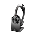 HP Poly Voyager Focus 2 UC Bluetooth Headset w BT700 USB-C Dongle and Charging Stand - Image 4