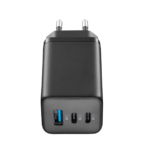Cellularline CHARGER GAN 3 PORTS PD 65W BLACK - Image 2