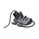 Hama USB Hub/Card Reader, 5 Ports, 3 x USB-A, SD, microSD - Image 3