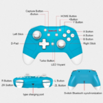 Redragon Gamepad G815 Blue - Image 3