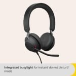 Jabra Evolve2 40 SE Wired Stereo Noise-Cancelling Headset, USB-A Cable Wired Headset - Image 3