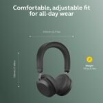 Jabra Evolve2 75 Link390a MS Stereo Black Wireless Headset - Image 4