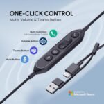 Yealink Wired Headset UH46 Dual USB-C/A - Teams - Image 5