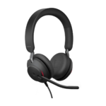 Jabra Evolve2 40 SE Wired Stereo Noise-Cancelling Headset, USB-A Cable Wired Headset