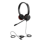 Jabra Evolve 30 II, USB C/A Stereo MS Duo Wired Headset - Image 5